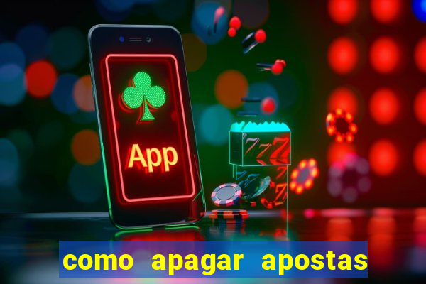 como apagar apostas no app da caixa